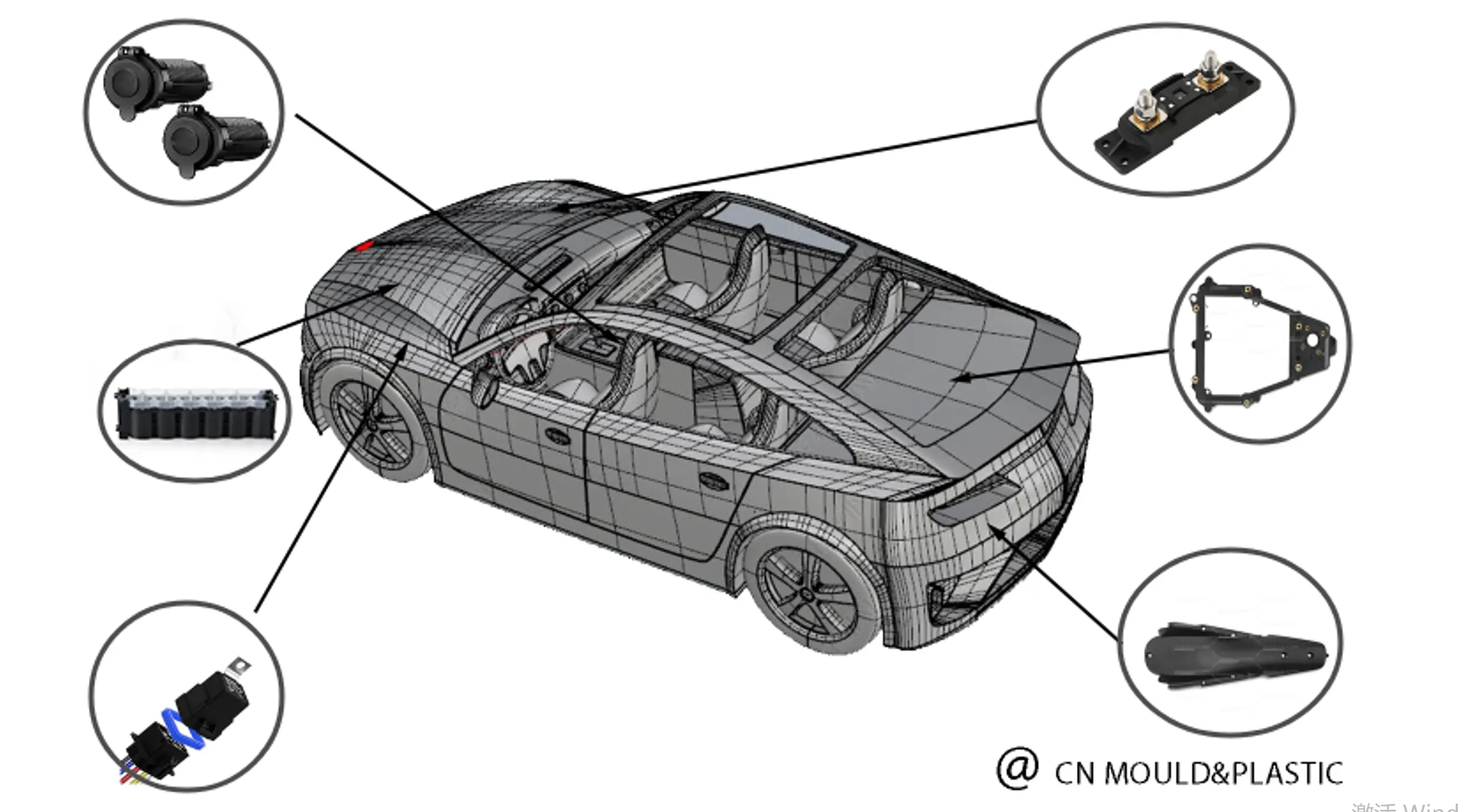 Stampaggio ad iniezione per autoveicoli